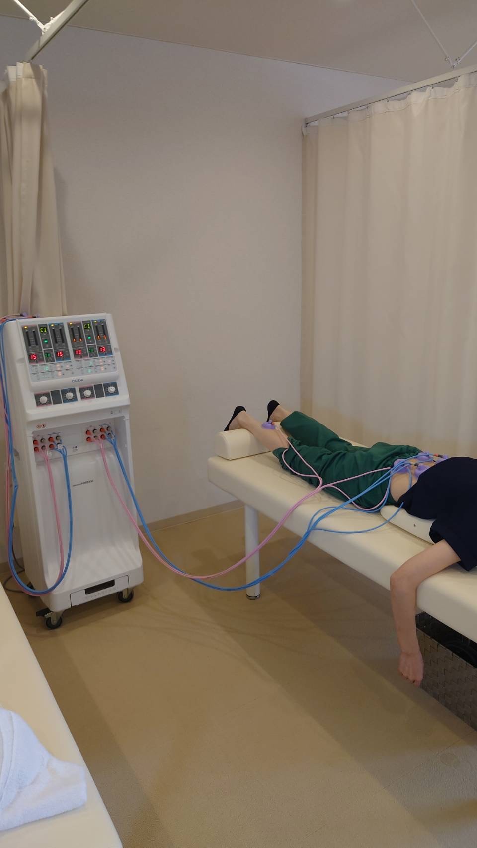 セダンテ クレアを用いた物理療法
